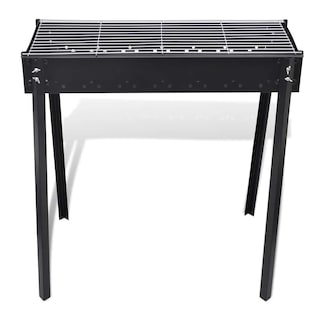 Foto 2 | Soporte Para Barbacoa De Carbón Vidaxl Cuadrado 75 X 28 Cm Acero - Venta Internacional.