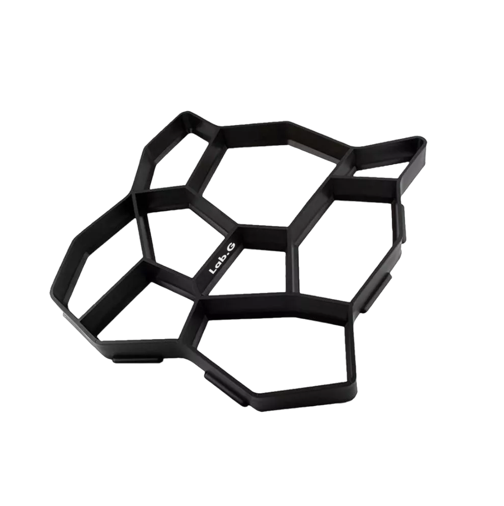 Molde Concreto Estampado Molde Jardin Piedra Patio Negro