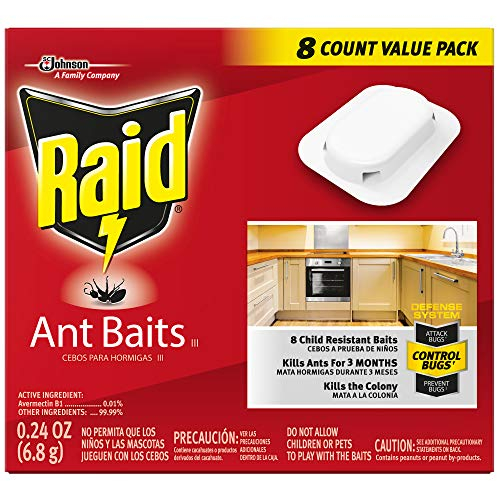 Foto 2 pulgar | Venta Internacional- Cebo para Hormigas Raid para Uso Doméstico 8 Piezas