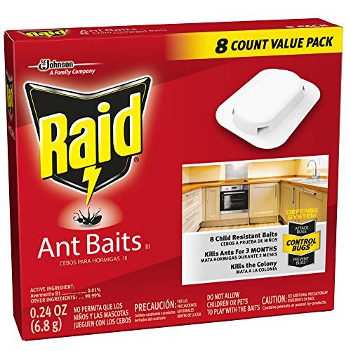 Foto 5 pulgar | Venta Internacional- Cebo para Hormigas Raid para Uso Doméstico 8 Piezas