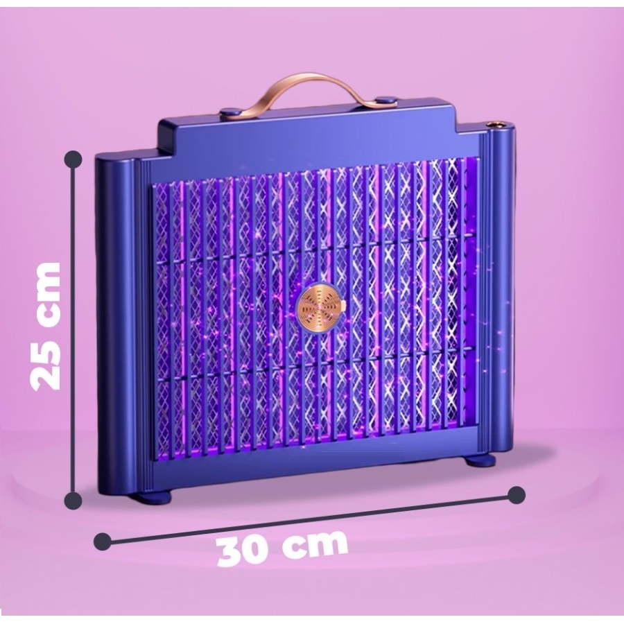 Foto 4 pulgar | Lampara Uv Trampa Anti Moscos Recargable Rectangular ''zapper''