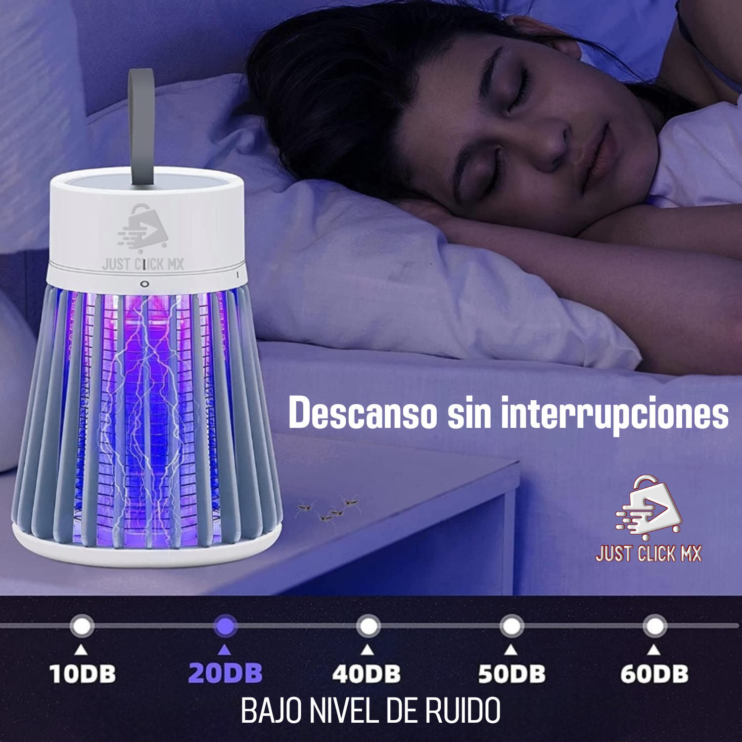 Foto 4 pulgar | Lámpara Eléctrica Uv Mata Mosquitos Colgante