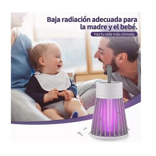 Foto 2 | Lámpara Mata Mosquitos Repelente Uv Eléctrica 5w Eo Safe Imports Esi-15273 Gris