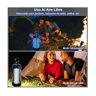 Foto 2 | Lámpara Mata Mosquitos Impermeable Portátil Eo Safe Imports Esi-15270 Negro