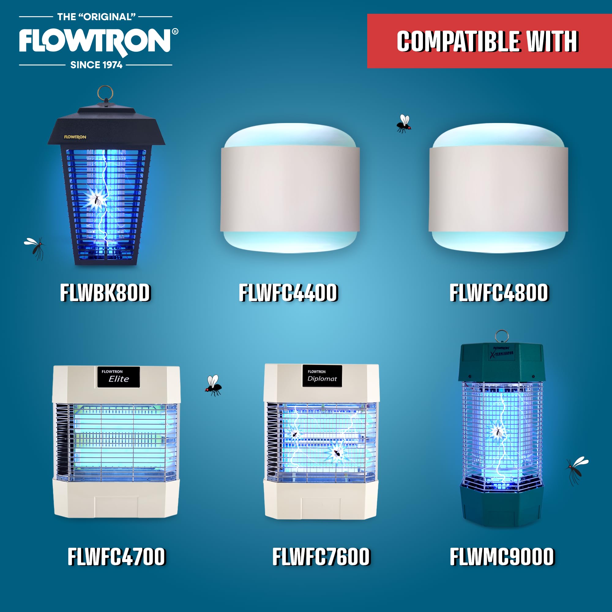 Foto 3 pulgar | Bombilla De Repuesto Flowtron Bf-150 Para Bk-80d, Fc7600, Color Negro - Venta Internacional.