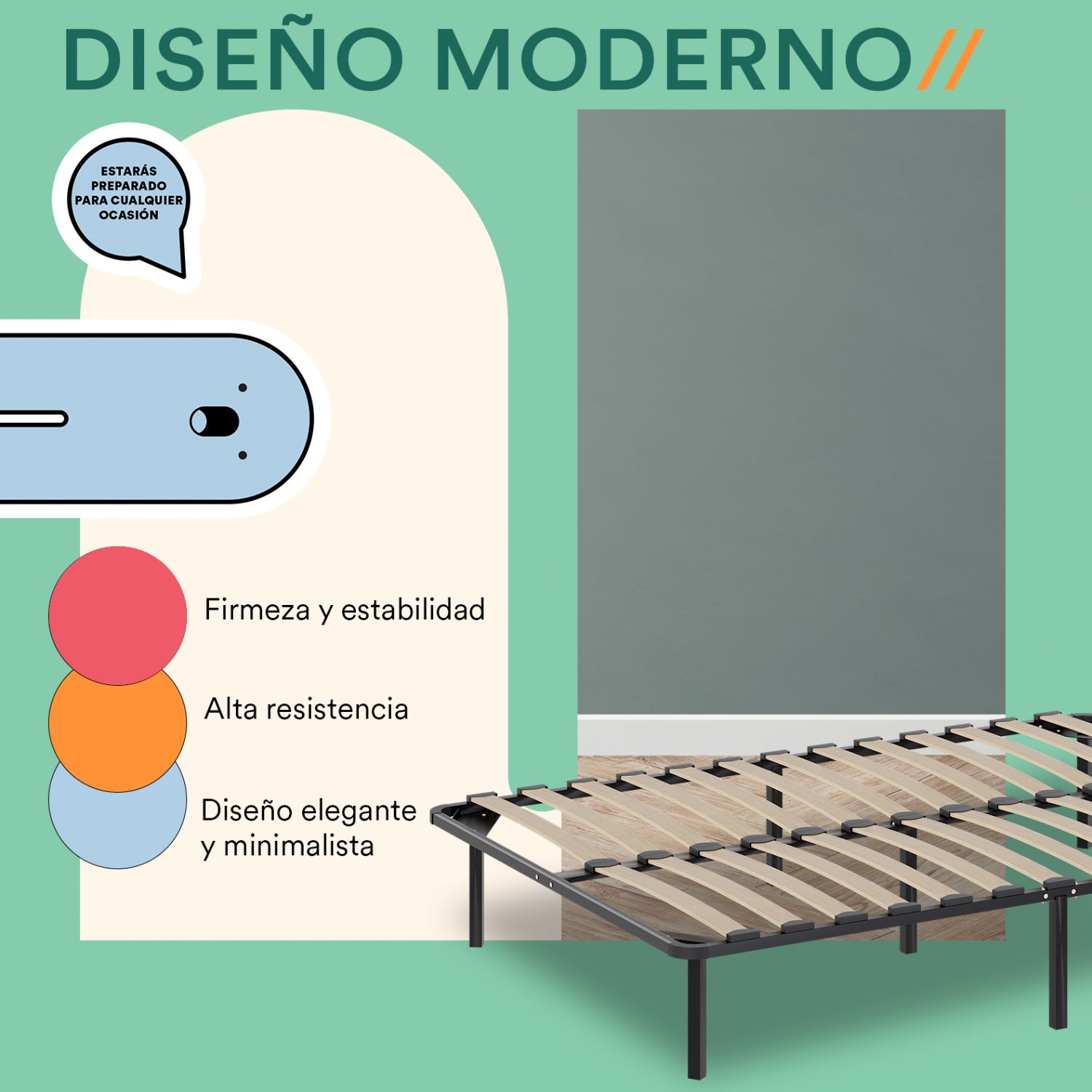 Foto 4 | Base para Cama Matrimonial Mubson