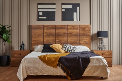 Foto 3 | Cabecera King Size Color Nogal - Madera Mdf