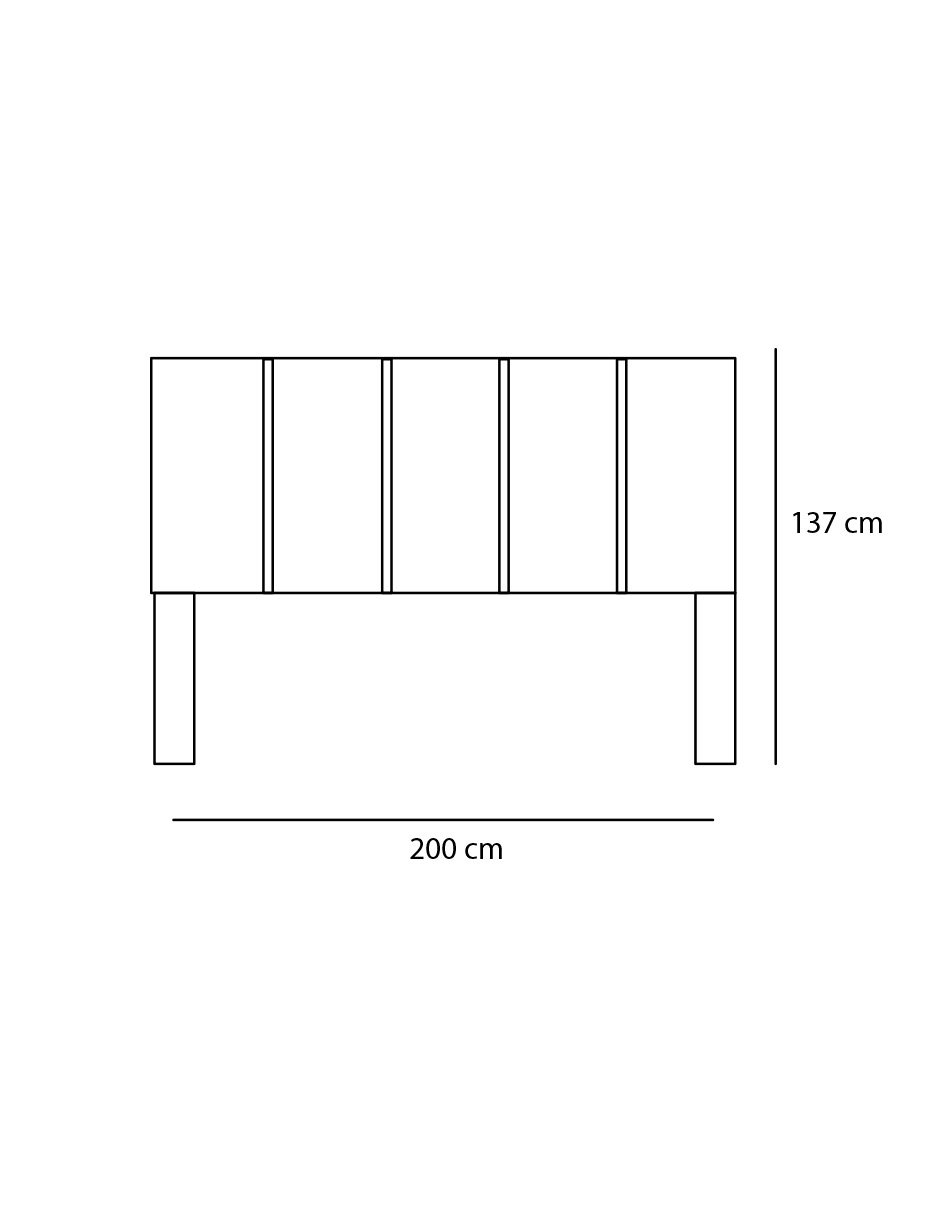 Foto 5 pulgar | Cabecera King Size Color Nogal - Madera Mdf