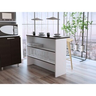 Foto 2 | Combo para Cocina Buror Incluye Gabinete Superior y Barra de Cocina Virtual Muebles