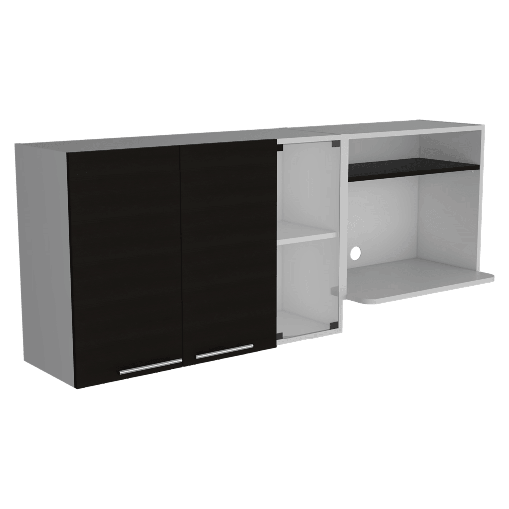 Foto 6 pulgar | Combo para Cocina Buror Incluye Gabinete Superior y Barra de Cocina Virtual Muebles