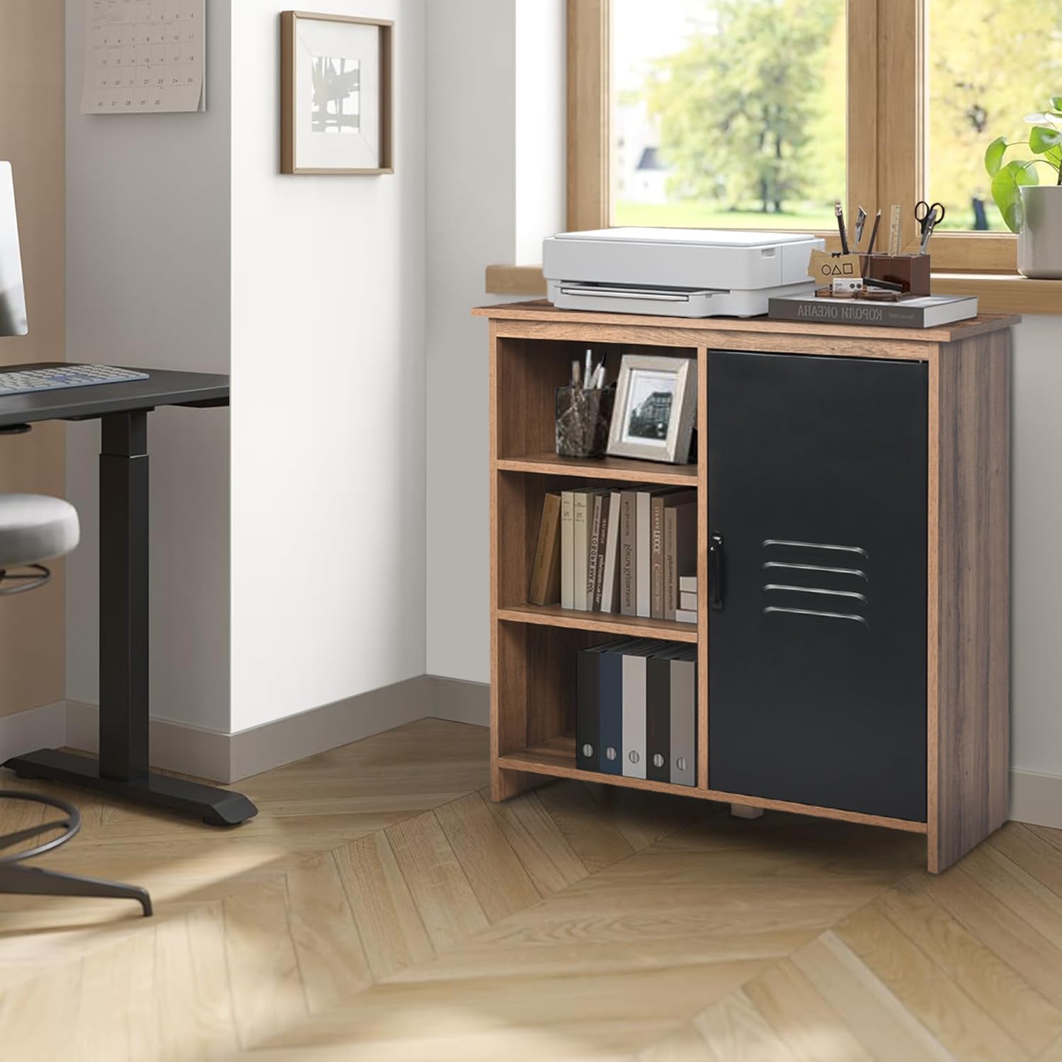 Foto 5 pulgar | Estante de Cocina Furniture Negro