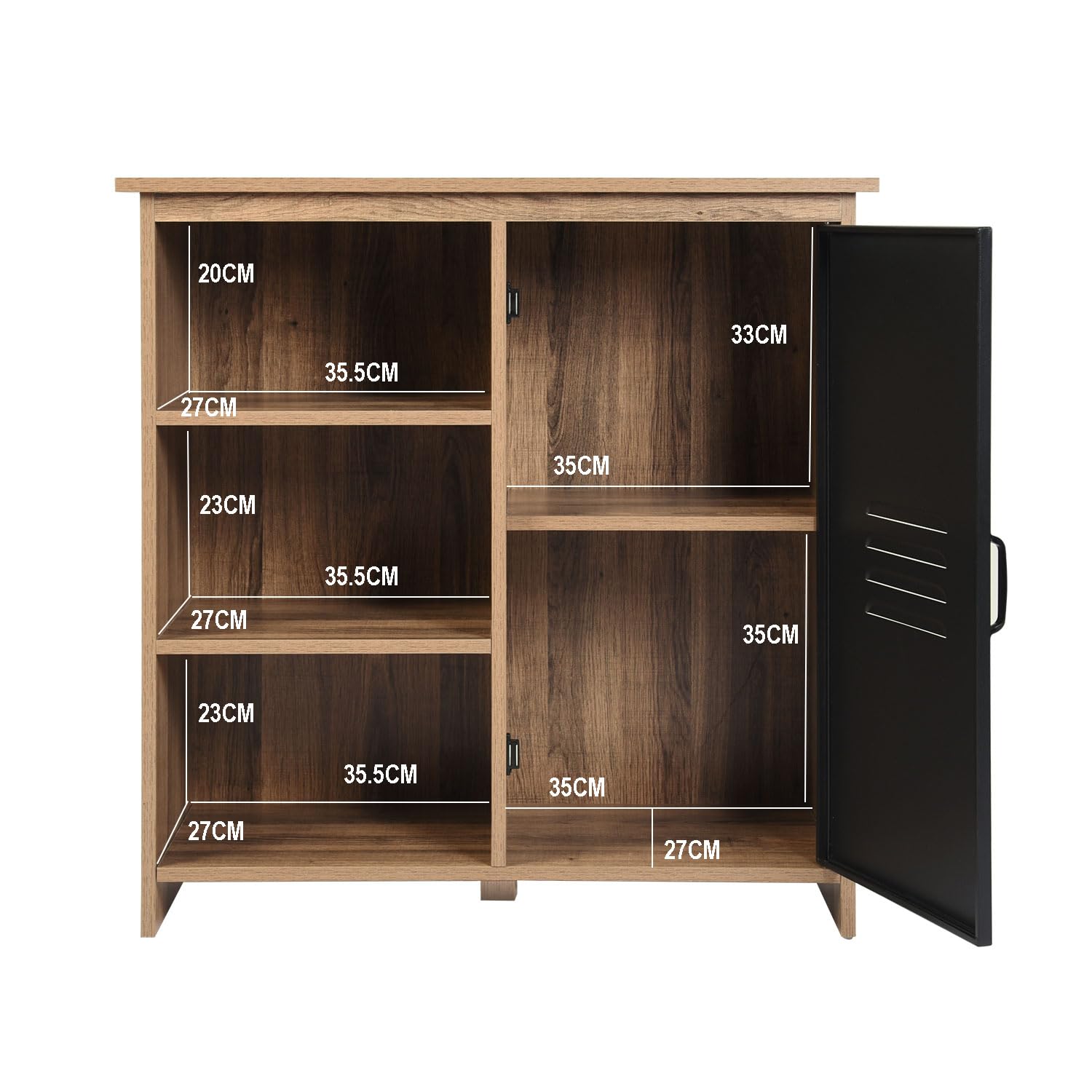 Foto 6 pulgar | Estante de Cocina Furniture Negro