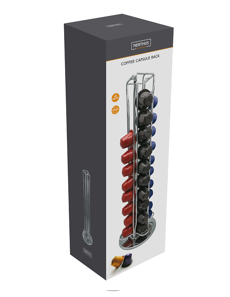 Foto 4 pulgar | Rack Giratorio Para 40 Cápsulas De Café Nespresso Nerthus