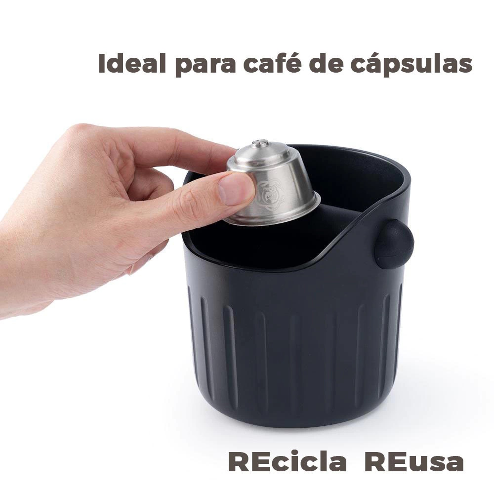 Foto 8 pulgar | Caja De Golpe Plastico P/residuos Cafe 650ml Brang