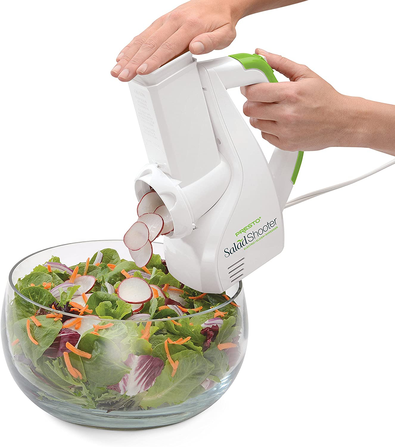 Foto 4 | Venta Internacional-Cortadora Eléctrica Presto Salad Shooter Blanco