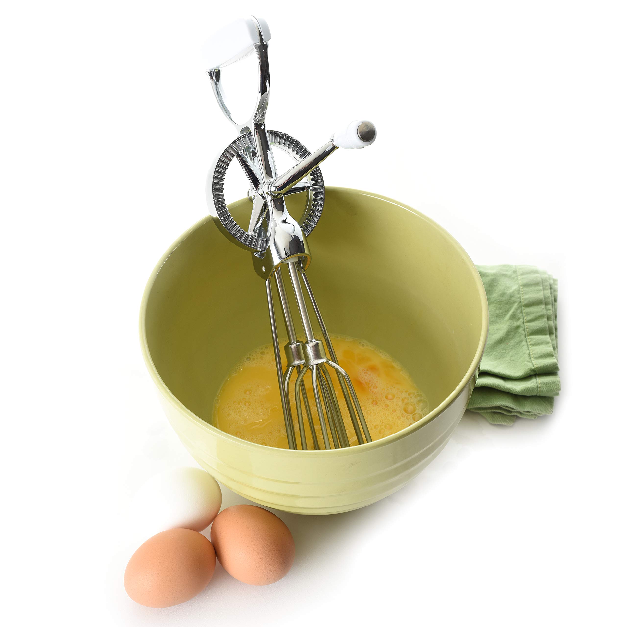 Foto 8 pulgar | Manivela Egg Beater Norpro Classic De Acero Inoxidable 18/10 - Venta Internacional.