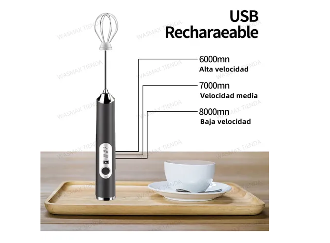 Foto 5 | Batidor Xtellar Eléctrico Espumador Para Leche Café Y Huevo+2 Regalo