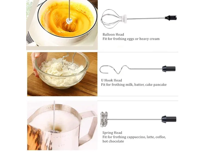 Foto 4 pulgar | Espumador Xtellar De Leche Eléctrico Y Portátil De 3 Velocidades