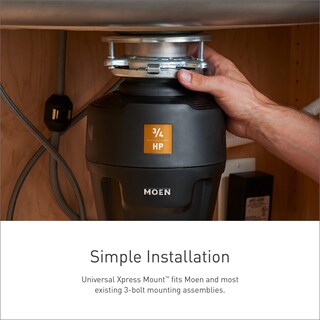 Foto 3 | Triturador de Comida Moen Chef Series 1 HP - Venta Internacional
