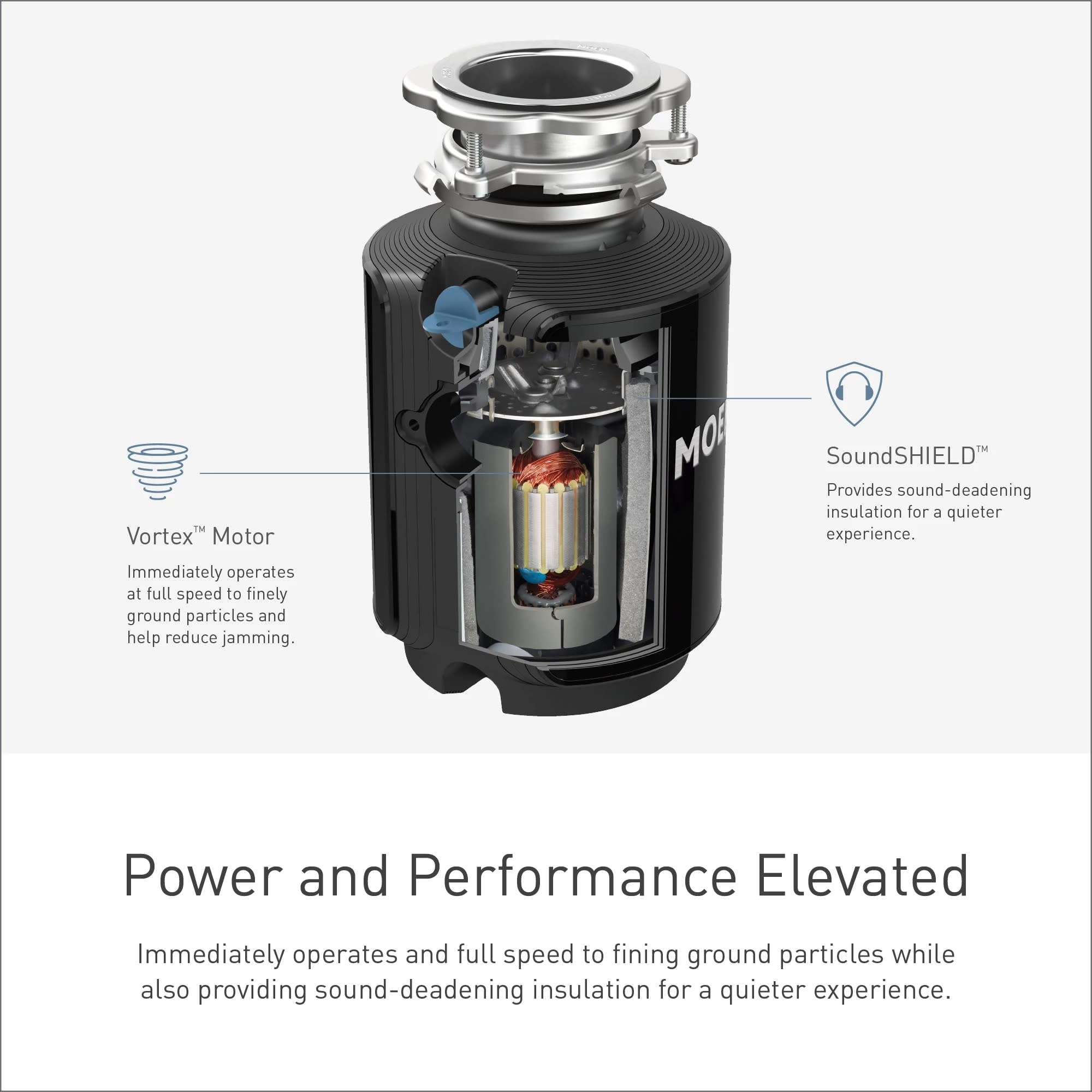 Foto 4 pulgar | Triturador de Comida Moen Host Series GXB75C 3/4 HP - Venta Internacional