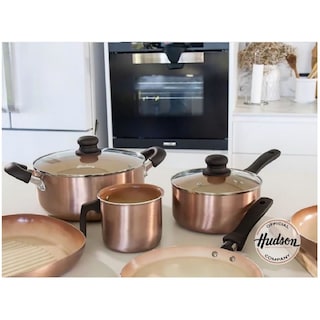 Foto 4 | Pocillo Olla Hervidor Hudson Color Cobre Aluminio Antiadherente Cerámico 14 cm