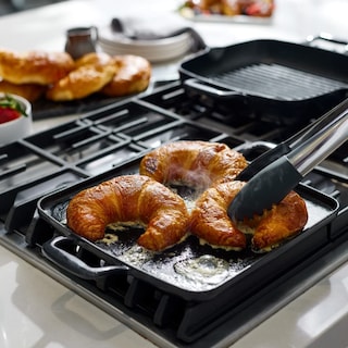Foto 2 | Plancha De Inducción Cuadrada Esmaltada De Hierro Fundido Totalmente Revestida De 28 Cm - Venta Internacional.