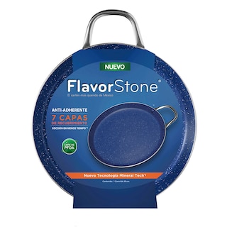 Foto 3 | Comal Antiadherente Flavorstone Redondo 30 Cm Azul