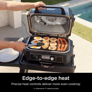 Foto 3 | Plancha Ninja Xskgridlxl Woodfire Premium Ceramic 45 X 31 Cm - Venta Internacional.
