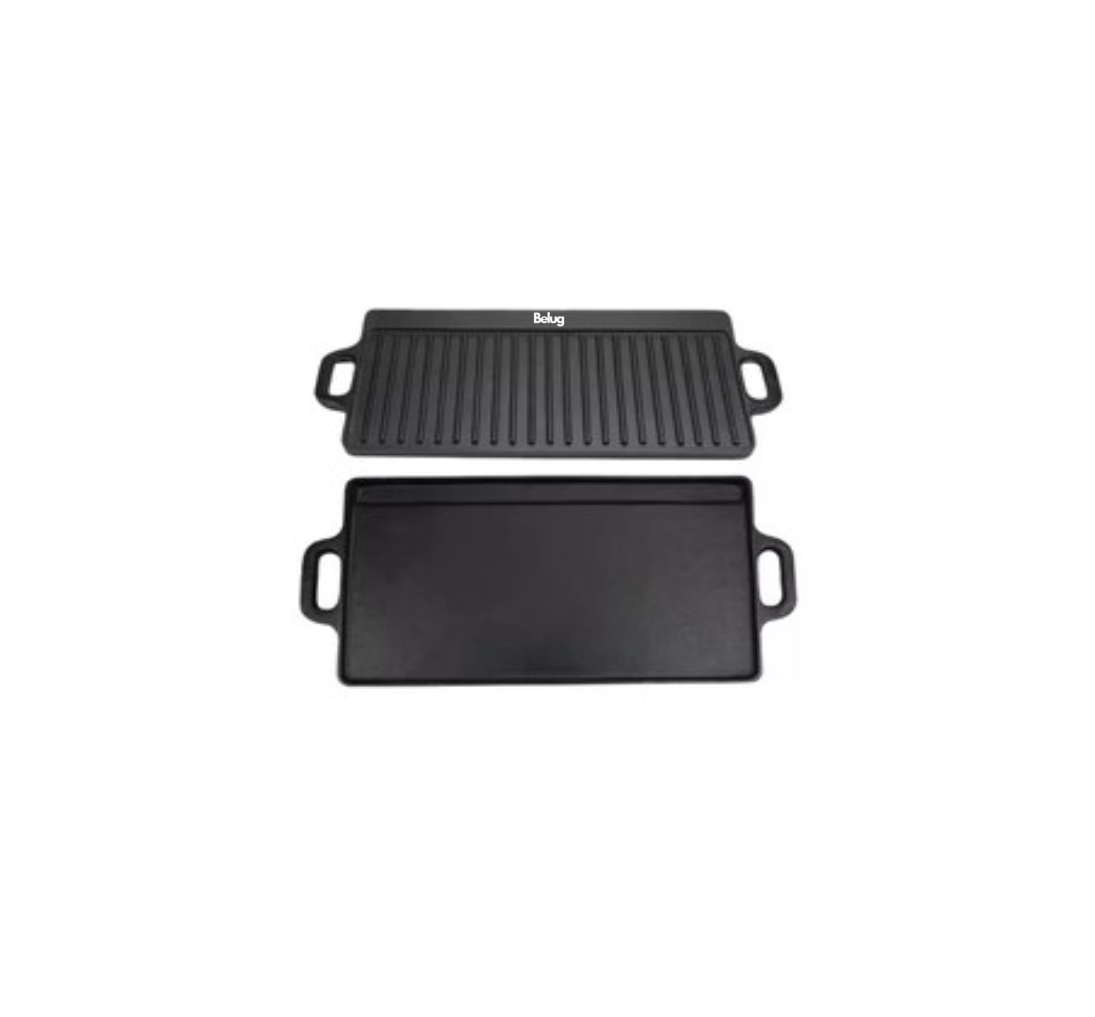Foto 3 pulgar | Plancha Grill De Hierro Fundido Reversible Belug, Negro