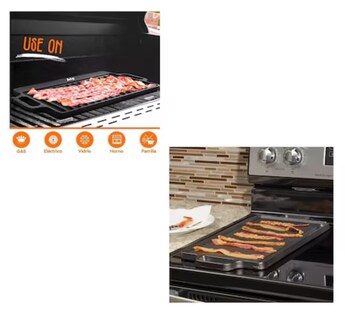 Foto 3 | Plancha Grill De Hierro Fundido Reversible Belug, Negro