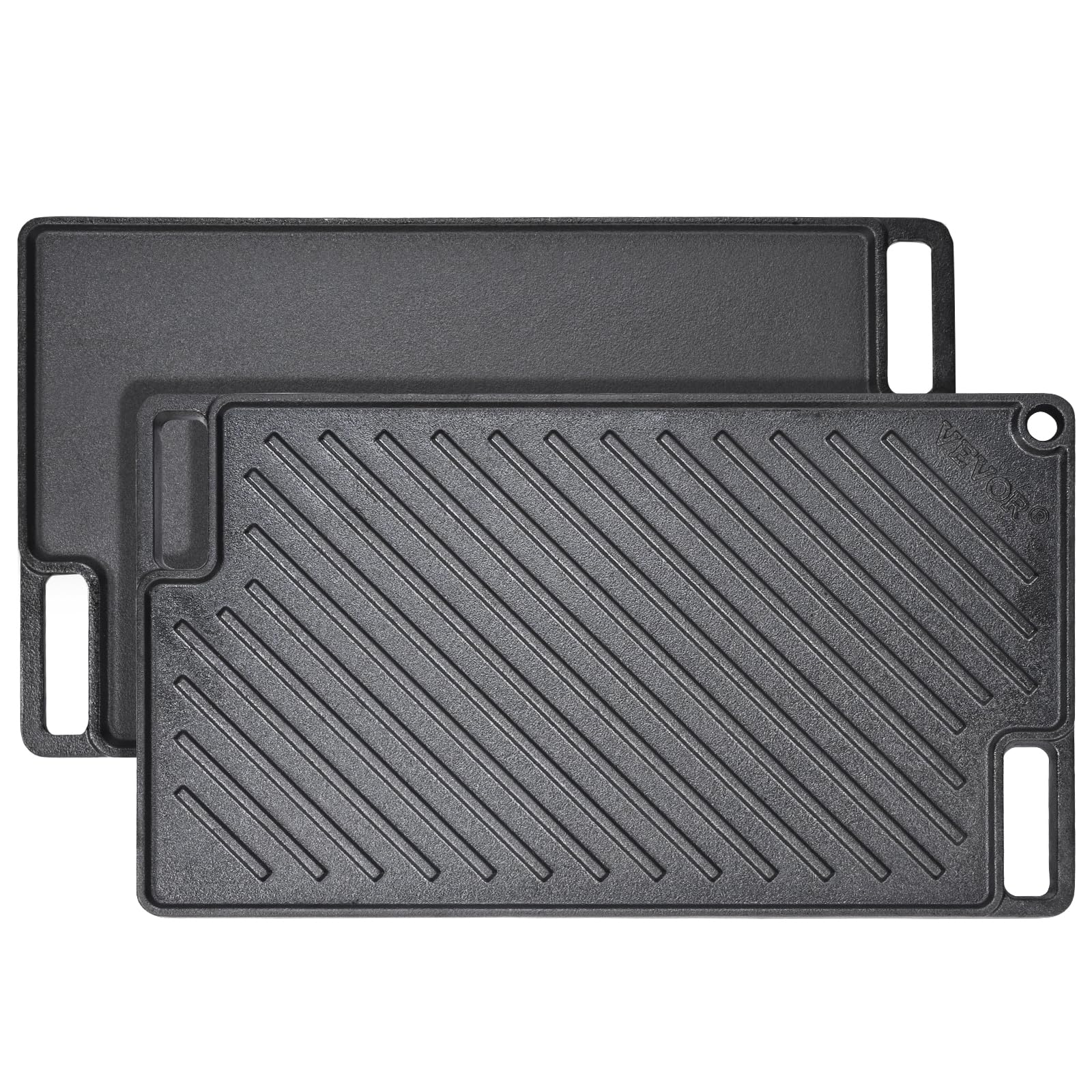 Foto 2 pulgar | Parrilla/Plancha Vevor Reversible 43 x 25 cm Hierro Fundido Precurado - Venta Internacional