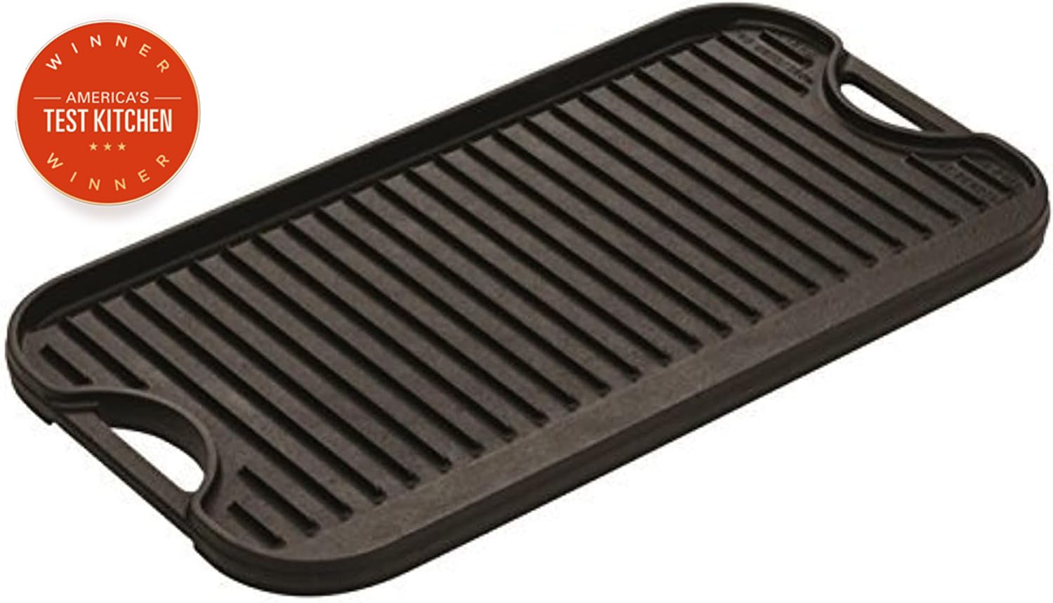Foto 3 pulgar | Hierro Fundido Reversible Grill/griddle Lodge Pro-grid, 20 X 26,5 Cm - Venta Internacional.