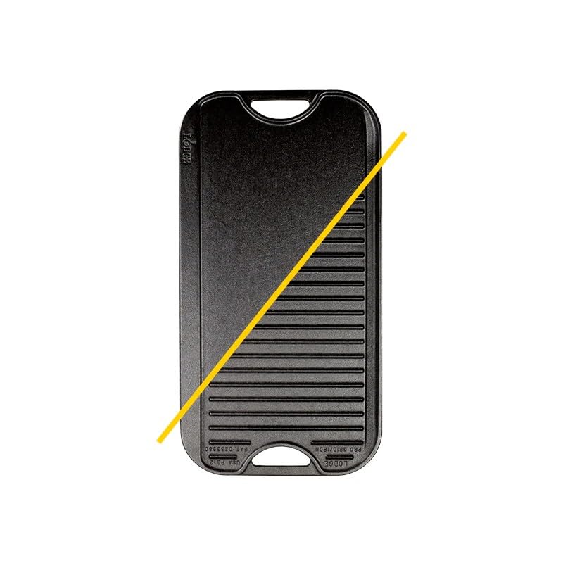 Foto 5 | Hierro Fundido Reversible Grill/griddle Lodge Pro-grid, 20 X 26,5 Cm - Venta Internacional.