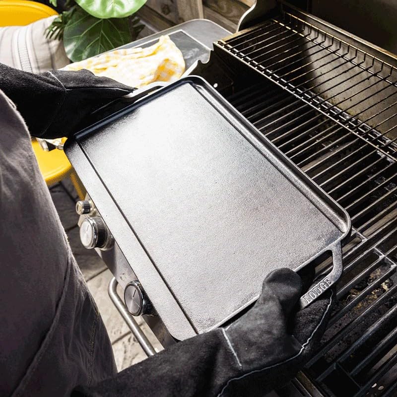 Foto 8 pulgar | Hierro Fundido Reversible Grill/griddle Lodge Pro-grid, 20 X 26,5 Cm - Venta Internacional.