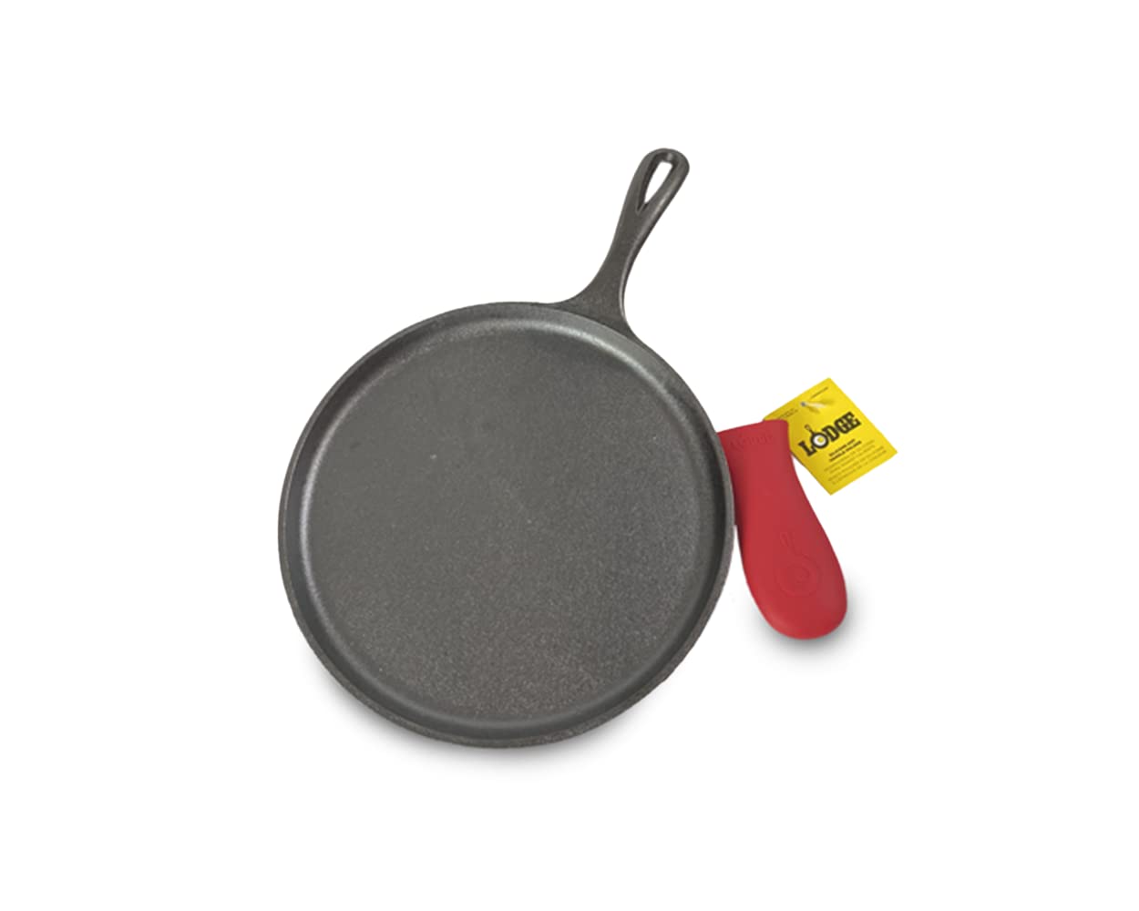 Foto 1 | Griddle Lodge De Hierro Fundido Redondo De 26,67 Cm Con Orificio De Mango De Silicona - Venta Internacional.