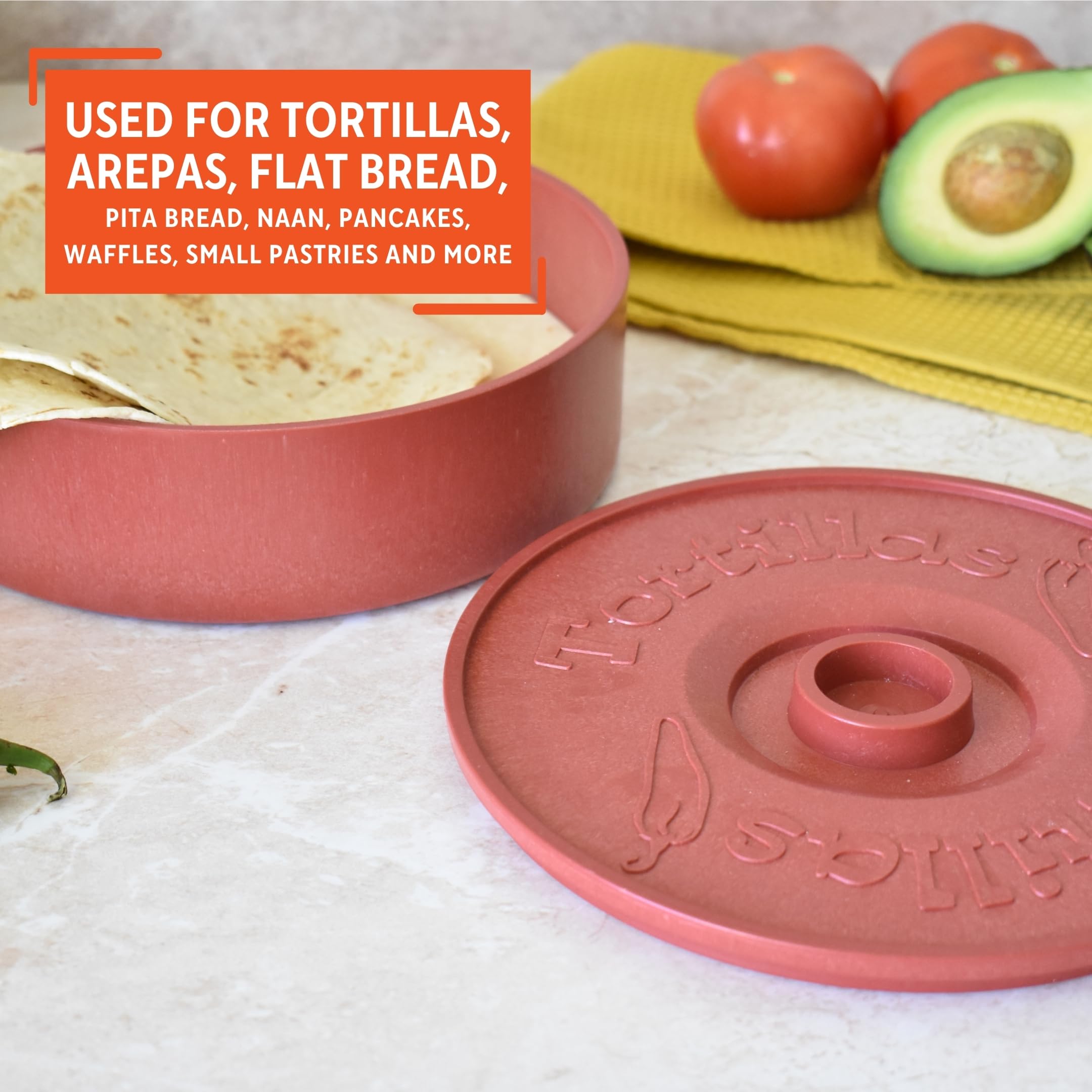 Foto 6 | Calentador De Tortillas Imusa, Terracota, 20 Cm De Capacidad, 8 Pulgadas - Venta Internacional.