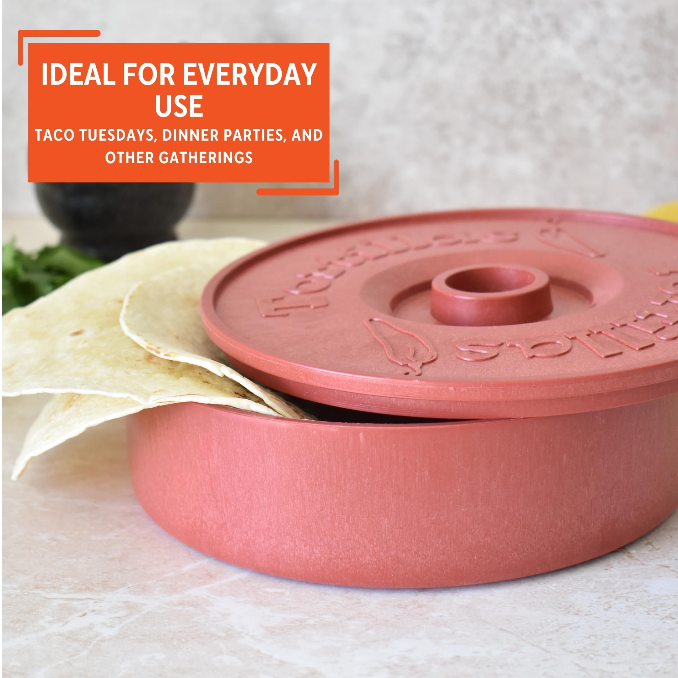 Foto 8 pulgar | Calentador De Tortillas Imusa, Terracota, 20 Cm De Capacidad, 8 Pulgadas - Venta Internacional.