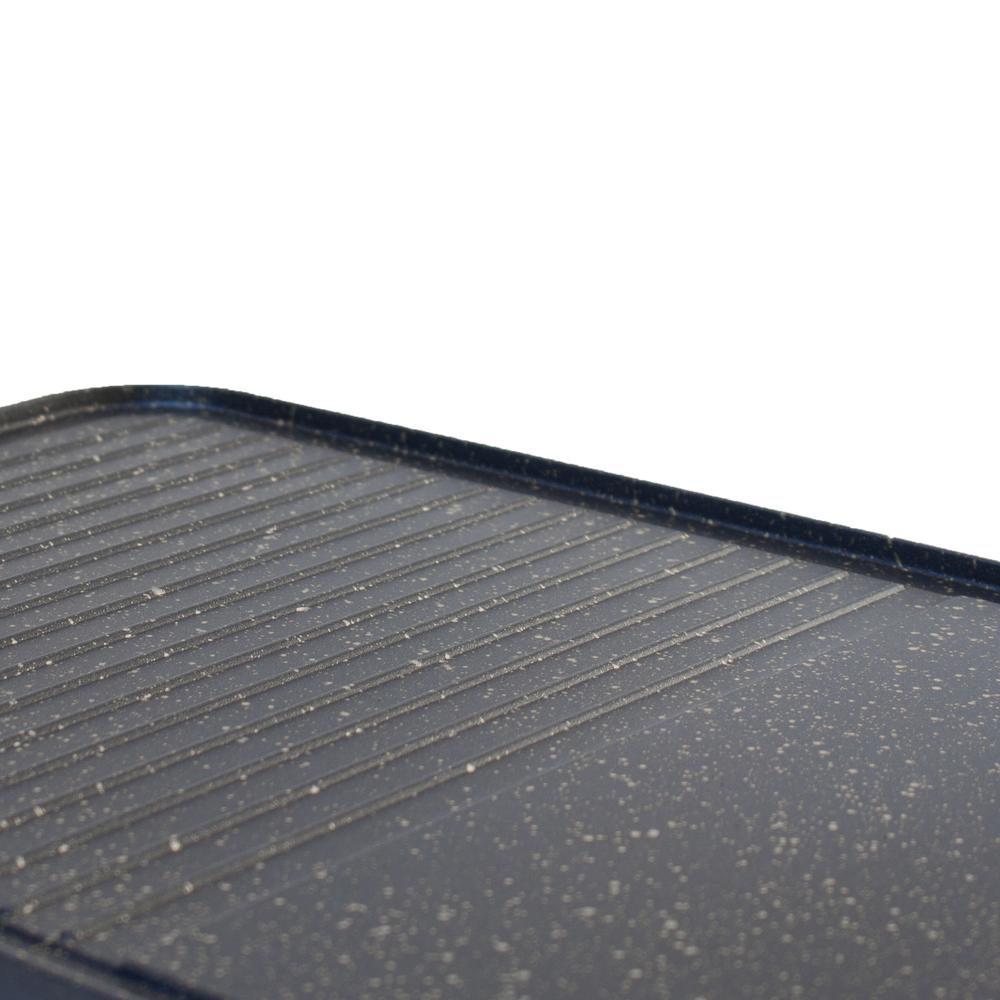 Foto 5 | Sarten Plancha Grill De Aluminio Fundido Antiadherente 65x27cm