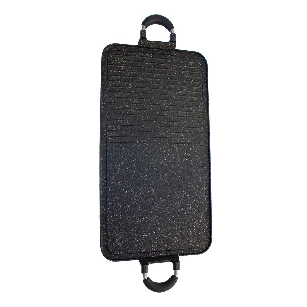 Foto 7 | Sarten Plancha Grill De Aluminio Fundido Antiadherente 65x27cm