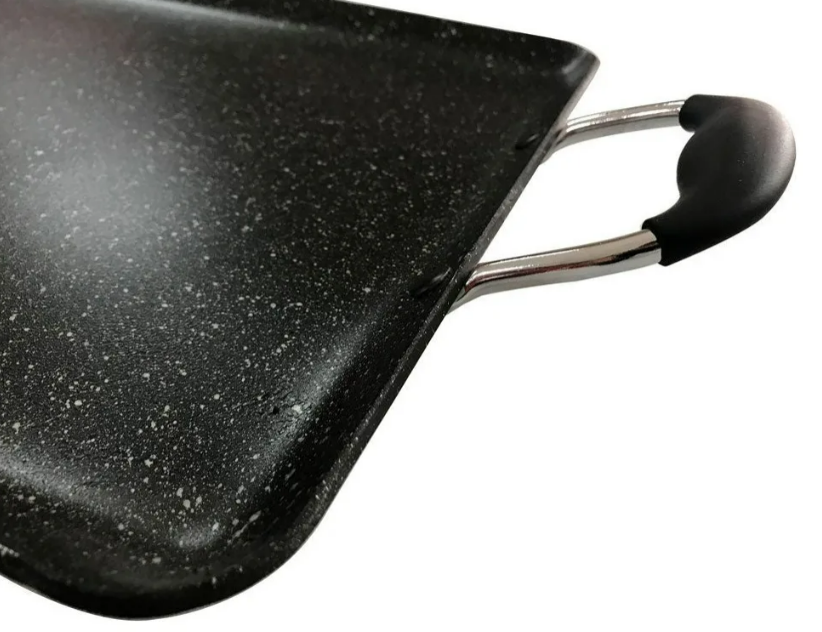 Foto 5 pulgar | Sartén Xtellar Doble Premium Antiadherente Mármol De 48x29cm  Óptimo Para Cocina Saludable En Color Chic Negro