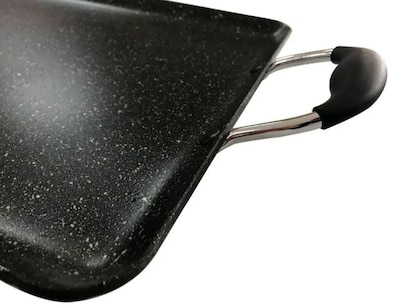 Foto 4 | Sartén Xtellar Doble Premium Antiadherente Mármol De 48x29cm Óptimo Para Cocina Saludable En Color Chic Negro