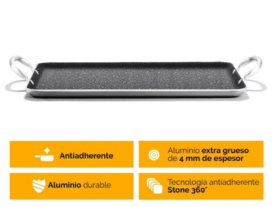 Foto 2 | Xtellar Charola De Cocción 4 Mm Antiadherente – Óptima Distribución De Calor Para Una Cocina Superior