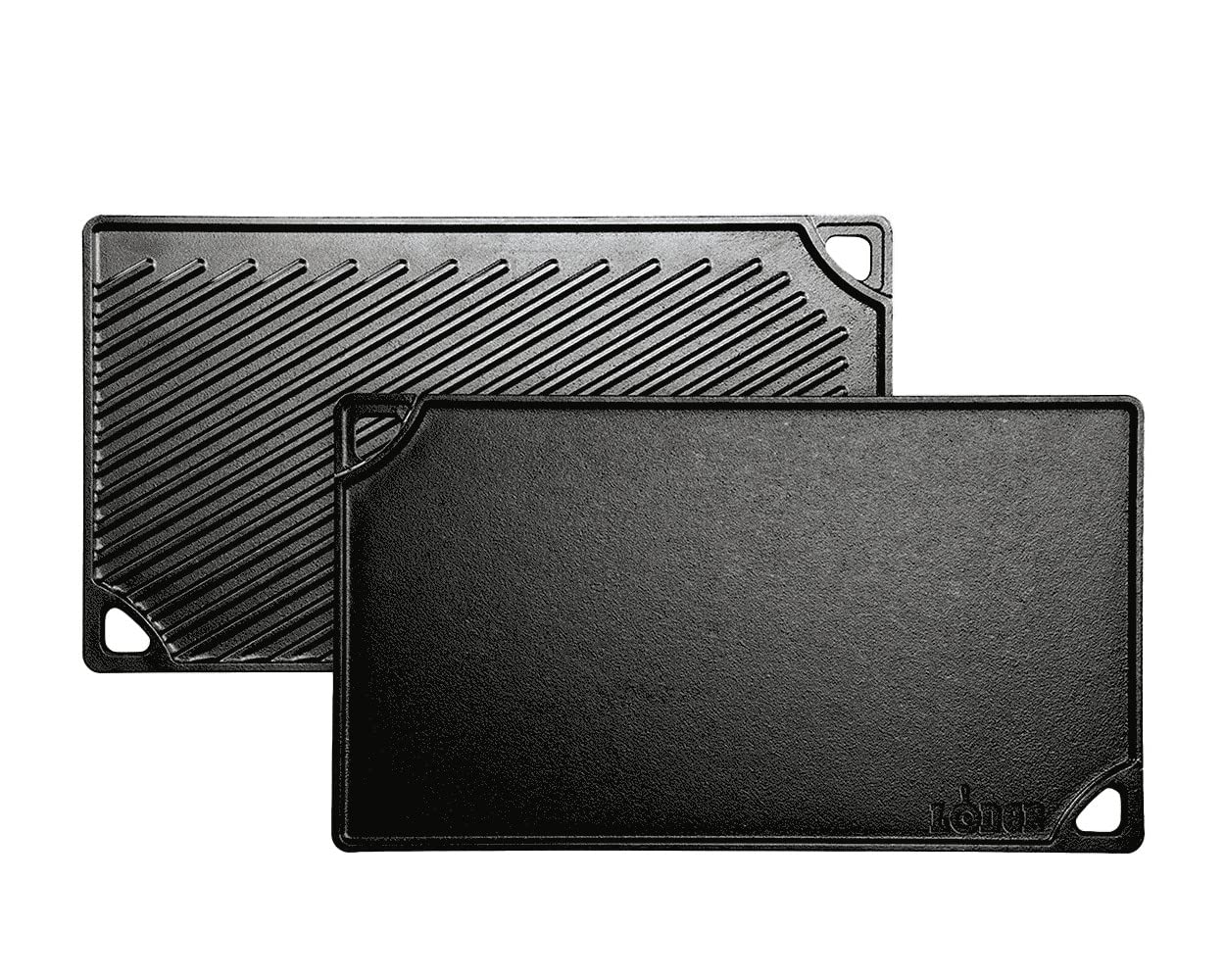Foto 1 | Hierro Fundido Reversible Grill/griddle Lodge  24 X 43 Cm  Presazonado - Venta Internacional.