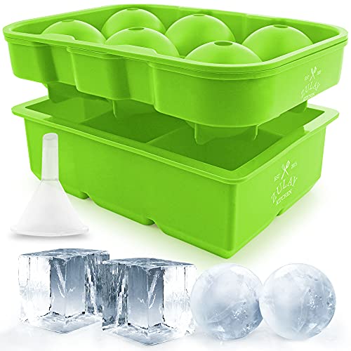 Venta Internacional-Bandejas para Cubitos de Hielo Zulay Kitchen 2 Piezas Verde