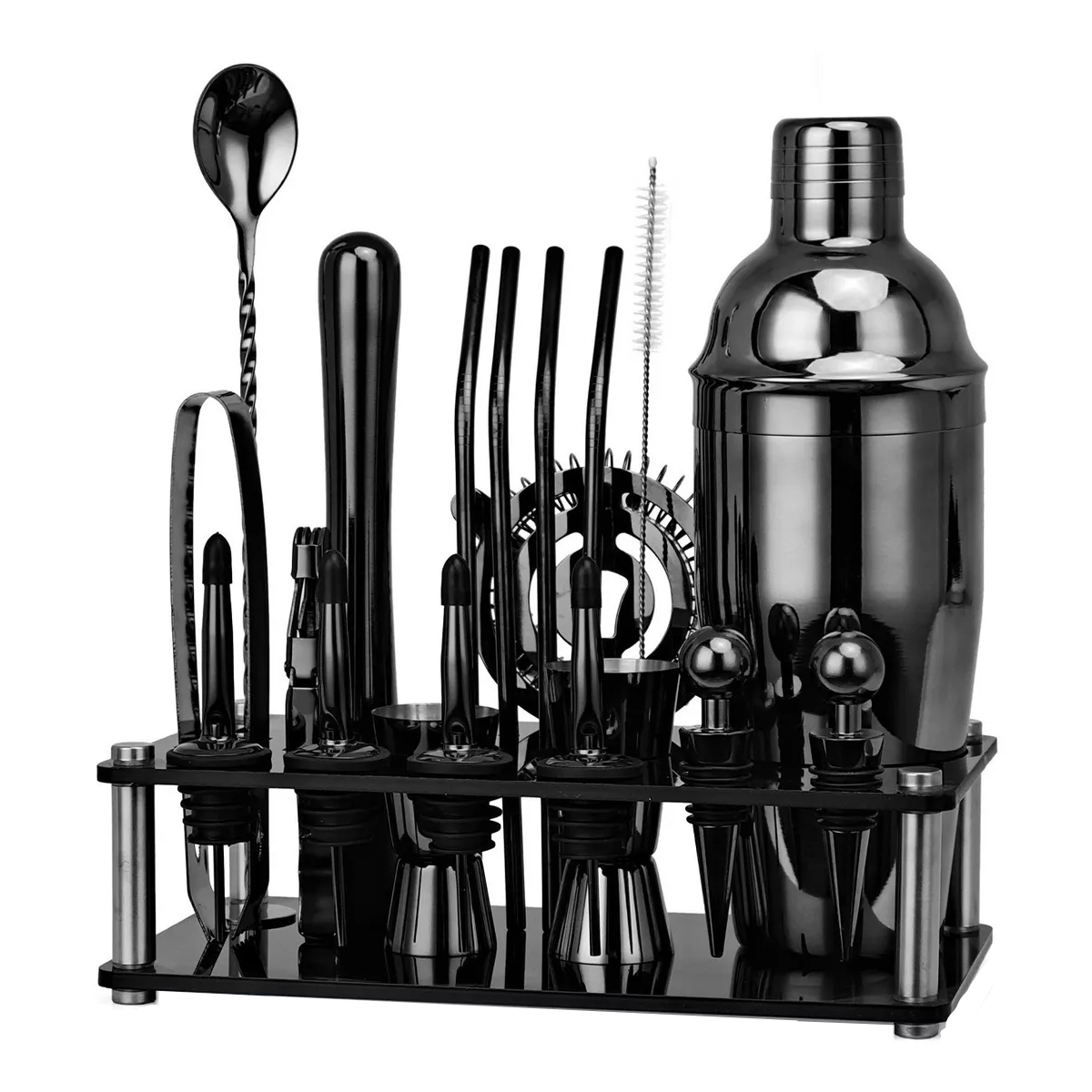 Foto 1 | Kit De Cocteleria 20 Piezas 750ml Eo Safe Imports Esi-17453 Negro