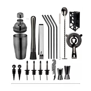 Foto 3 | Kit De Cocteleria 20 Piezas 750ml Eo Safe Imports Esi-17453 Negro