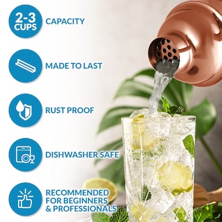 Foto 2 | Set de Coctelera Zulay Kitchen de Acero Inoxidable 700 ml - Venta Internacional