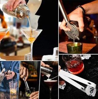 Foto 4 | Xtellar Kit Bar Cóctel 12 Pz Barman Jigger Destapador Utensilios