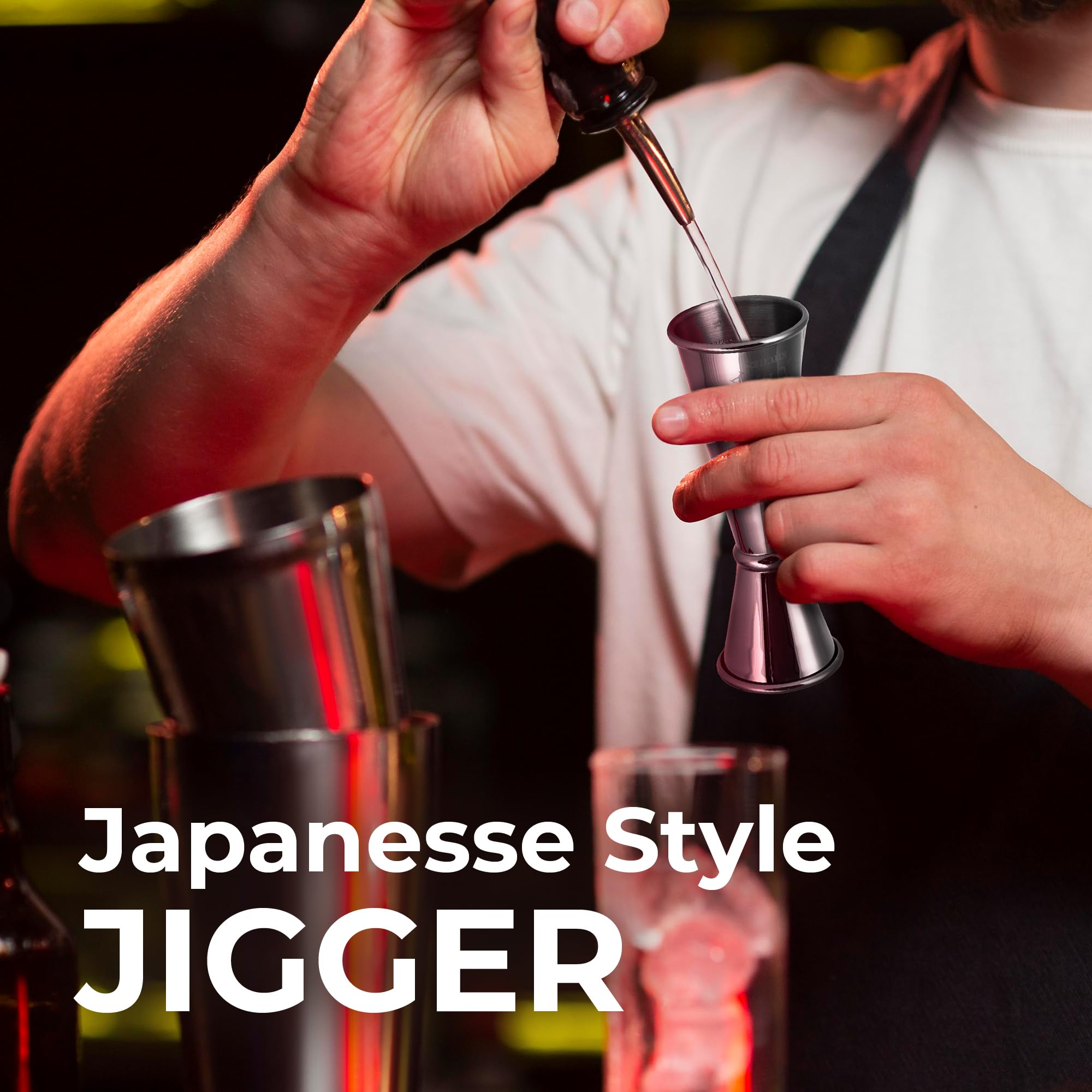 Foto 7 pulgar | Cóctel De Cocina Shot Measure Jigger Zulay, 60 Ml, 30 Ml, Acero Inoxidable - Venta Internacional.