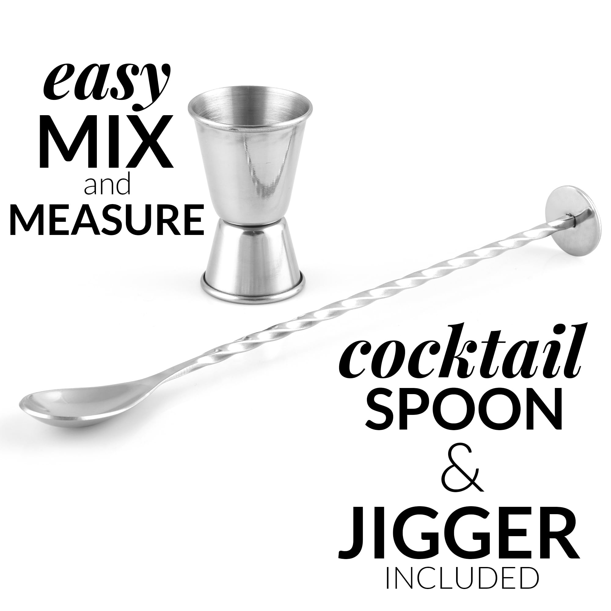 Foto 6 pulgar | Set De Coctelera Zulay Kitchen De Acero Inoxidable 700 Ml - Venta Internacional.
